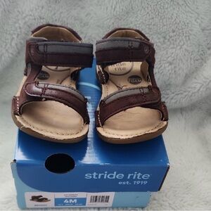 Stride Rite Brown Toddler Sandals